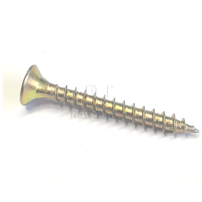Common types of wood screws